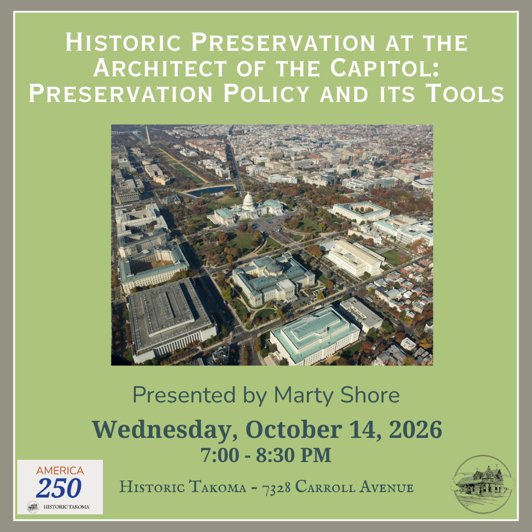 EVENT:  Historic Preservation at the Architect of the Capitol: Preservation Policy and its Tools