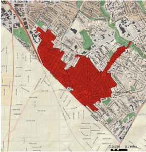 Montgomery County historic district map